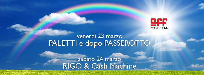 OFF Modena Paletti Passerotto Rigo cash machine